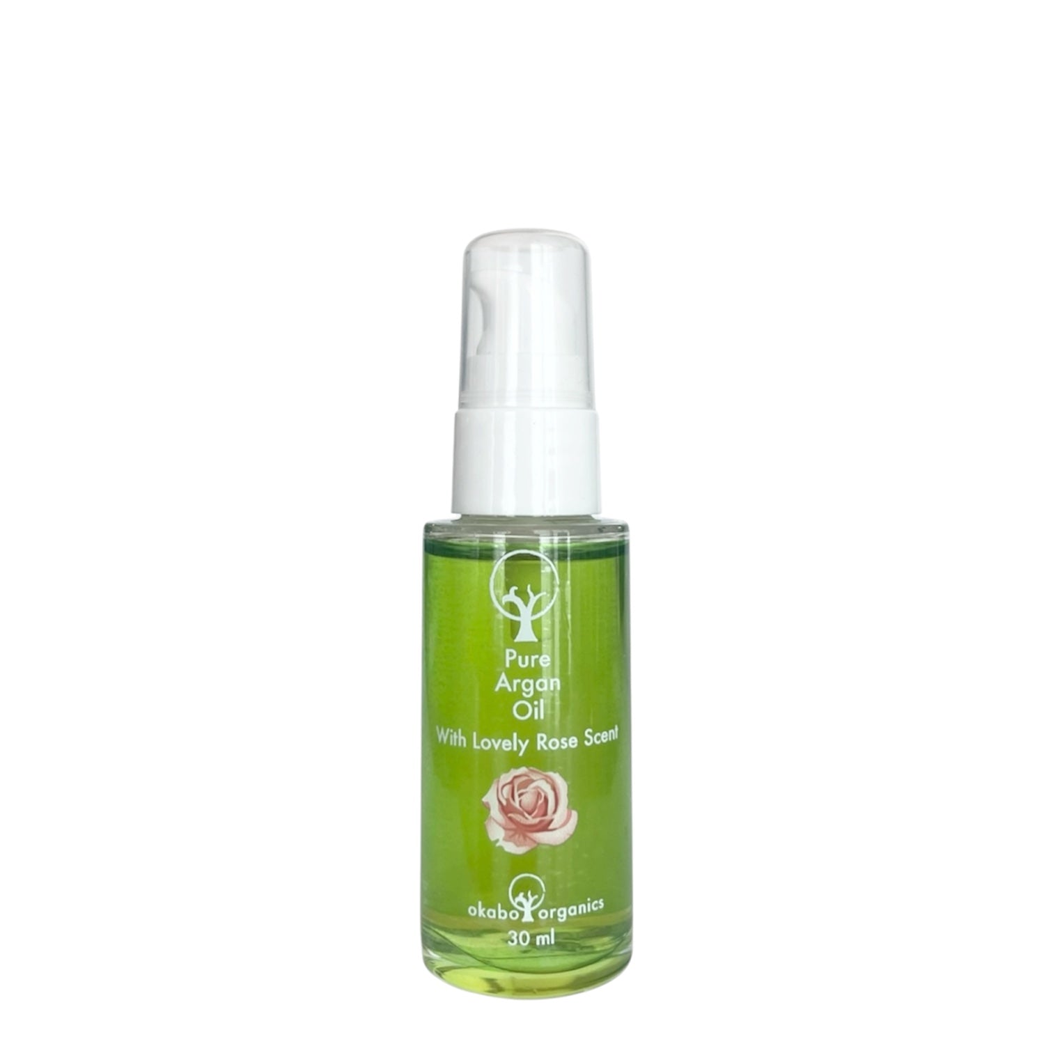 Green bottle w white pump