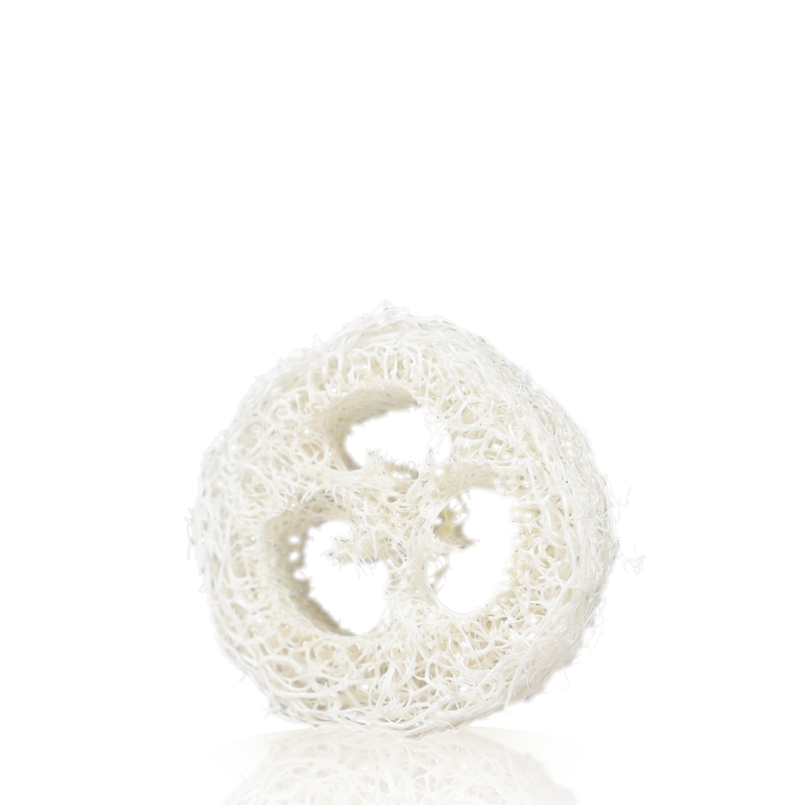 Luffa-alusta sampoo- ja hoitoainepaloille